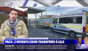 Deux patients Covid-19 transférés d'Antibes vers Lille