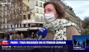 Une mesure "trop tardive" pour certains, "peu utile" pour d'autres: ces Parisiens réagissent à l'obligation de porter le masque en extérieur à partir de ce vendredi