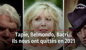 Tapie, Belmondo, Bacri... Ils nous ont quittés en 2021