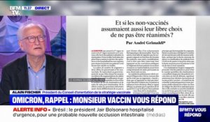 Le professeur Alain Fischer, responsable de la stratégie vaccinale, répond à vos questions sur BFMTV