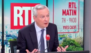 Bruno Le Maire sur RTL : "On ne réactive pas le quoi qu'il en coûte"