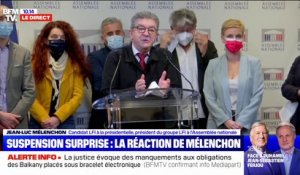 Suspension de l'examen du pass vaccinal: Jean-Luc Mélenchon fustige "une incapacité à maîtriser" de la part du gouvernement