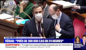 Omicron: selon Olivier Véran, Santé Publique France va annoncer "près de 300.000 contaminations en 24h"
