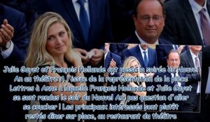 EXCLU. François Hollande et Julie Gayet - leur étonnant réveillon du Nouvel An
