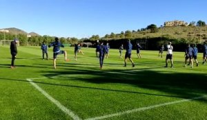 Entraînement de l'Union Saint-Gilloise à La Manga