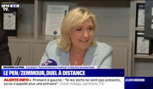 Marine Le Pen et Éric Zemmour se livrent un duel à distance