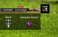 TOP 14 - Essai de Cameron WOKI (UBB) - CA Brive - Union Bordeaux-Bègles - J15 - Saison 2021/2022