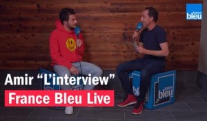Amir "Je n'ai pas l'habitude de me dévoiler ainsi dans mes chansons" - L'interview France Bleu Live