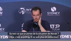 Open d'Australie - Murray : "Djokovic devra répondre aux questions sur son isolement"