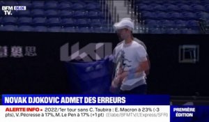 Covid/Open d'Australie: Novak Djokovic admet une "erreur humaine"