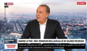 Marine Le Pen pose la question qui fâche: "A quoi sert la candidature d'Eric Zemmour à part aider Valérie Pécresse à être au second tour ?" - VIDEO