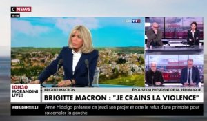 Brigitte Macron dit "craindre la haine" pendant la campagne présidentielle, se gardant toutefois de s'exprimer sur la probable candidature d'Emmanuel Macron