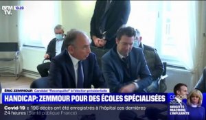 Handicap à l'école: Éric Zemmour souhaite "des établissement spécialisés" et dénonce "l'obsession de l'inclusion"