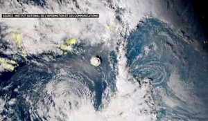 Alerte tsunami aux Tongas après une deuxième éruption volcanique sous-marine