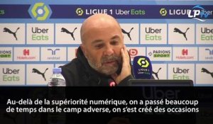 Sampaoli : "Ce fut un monologue de l'OM"