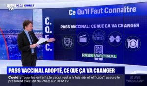 Pass vaccinal adopté: ce que ça va changer