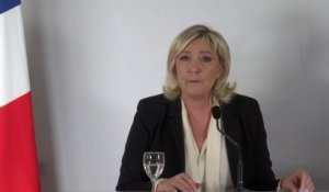 "L'Union européenne sera contrainte, demain, de se refonder", assure Marine Le Pen