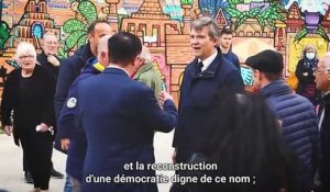 Regardez Arnaud Montebourg qui annonce dans une vidéo le retrait de sa candidature à l'élection présidentielle et confirme qu’il ne se rallie à aucun autre candidat