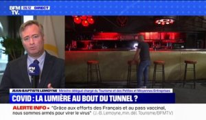 Jean-Baptiste Lemoyne: "Grâce au effort des Français et au pass vaccinal, nous sommes armés pour virer le virus"