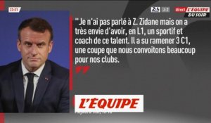 Macron souhaite la venue de Zidane au PSG  - Foot - L1 - PSG