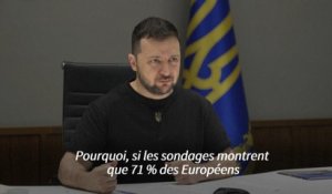 Zelensky plaide pour la candidature de l'Ukraine à l'UE
