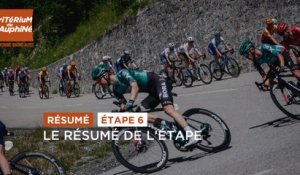 #Dauphiné 2022 - Étape 6 - Résumé