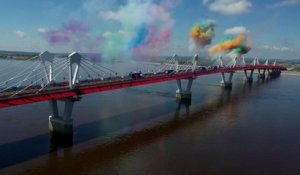 La Chine et la Russie sont désormais reliées par un pont routier d'un kilomètre