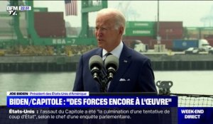 Joe Biden: "Les forces ayant conduit à l’assaut du Capitole sont encore à l’œuvre aujourd’hui"