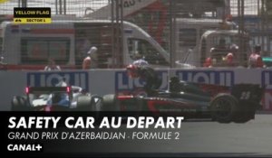 Safety car dès le départ du Grand Prix d'Azerbaïdjan - F2