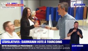 Législatives 2022: Gérald Darmanin a voté à Tourcoing
