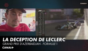 L'immense déception de Charles Leclerc - Grand Prix d'Azerbaïdjan - F1