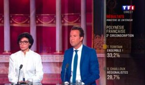 Guillaume Peltier découvre sa défaite en direct sur TF1