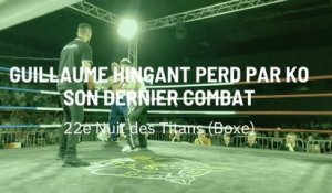 Guillaume Hingant perd par KO son dernier combat