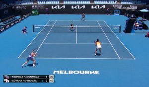 V. Zvonareva/V. Kuzmova - S. Aoyama/E.Shibahara - Highlights Open d'Australie