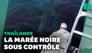 La marine mobilisée pour contenir une marée noire dans le golfe de Thaïlande