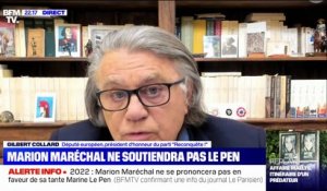 Gilbert Collard ne voit pas Marion Maréchal rejoindre Éric Zemmour "sans aller se battre pour une circonscription"