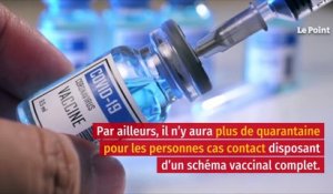 Covid-19 : les règles d’isolement allégées en cas de schéma vaccinal complet