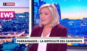 Marine Le Pen : «Une galère totale pour trouver les parrainages […] le système est mal fait, c’est une évidence»