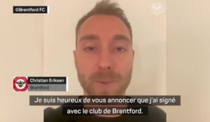 Premier League - Eriksen a "hâte de commencer" avec Brentford