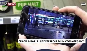 Crack à Paris - Le gérant d'une supérette du 19ème arrondissement qui a vu sa collègue sauvagement frappée par un toxicomane témoigne: "C’est notre quotidien" - VIDEO