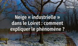 Neige « industrielle » dans le Loiret : comment expliquer le phénomène ?
