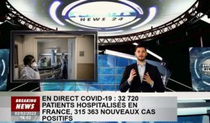 Live Covid-19 : 32 720 patients hospitalisés en France, 315 363 nouveaux cas positifs