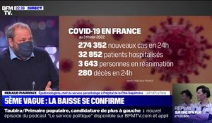 Pr Renaud Piarroux: "On n'a pas d'élément permettant de dire que c'est la dernière vague" de Covid-19