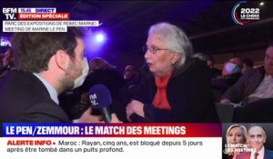 Cette supportrice de Marine Le Pen "espère une union avec Éric Zemmour"