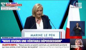 Marine Le Pen: "Le quinquennat [d'Emmanuel Macron] fut un immense chaos"