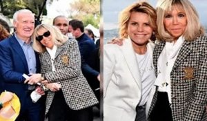 Brigitte Macron et Didier Deschamps  Complices hil@res pour une folle journée à Nice