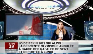 Ski alpin JO Pékin 2022 : la course olympique de descente annulée en raison de rafales de vent... re