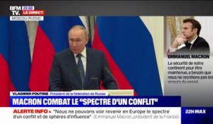 Vladimir Poutine: "Si l'Ukraine devient membre de l'Otan et récupère la Crimée par la voie militaire, les pays européens vont être entraînés automatiquement dans un conflit avec la Russie"