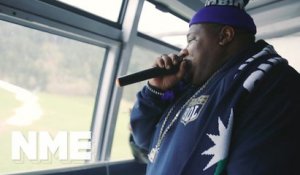 Big Narstie plays a cable car rave at Snowbombing 2018