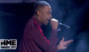 Wiley performs at the VO5 NME Awards 2017